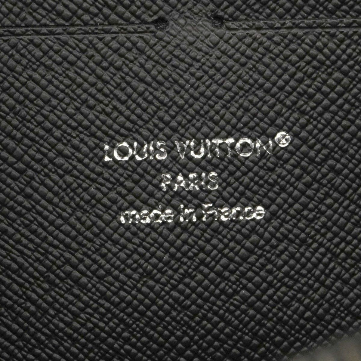 Louis Vuitton Wallet Monogram Eclipse Zippy Horizontal Black — view 5