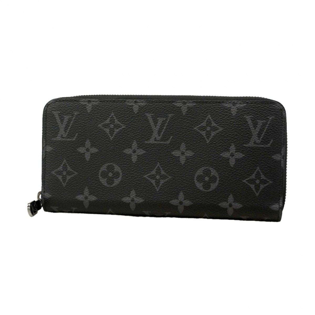 Louis Vuitton Wallet Monogram Eclipse Zippy Horizontal Black