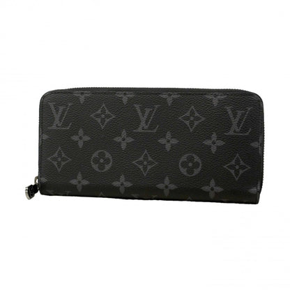 Louis Vuitton Wallet Monogram Eclipse Zippy Horizontal Black