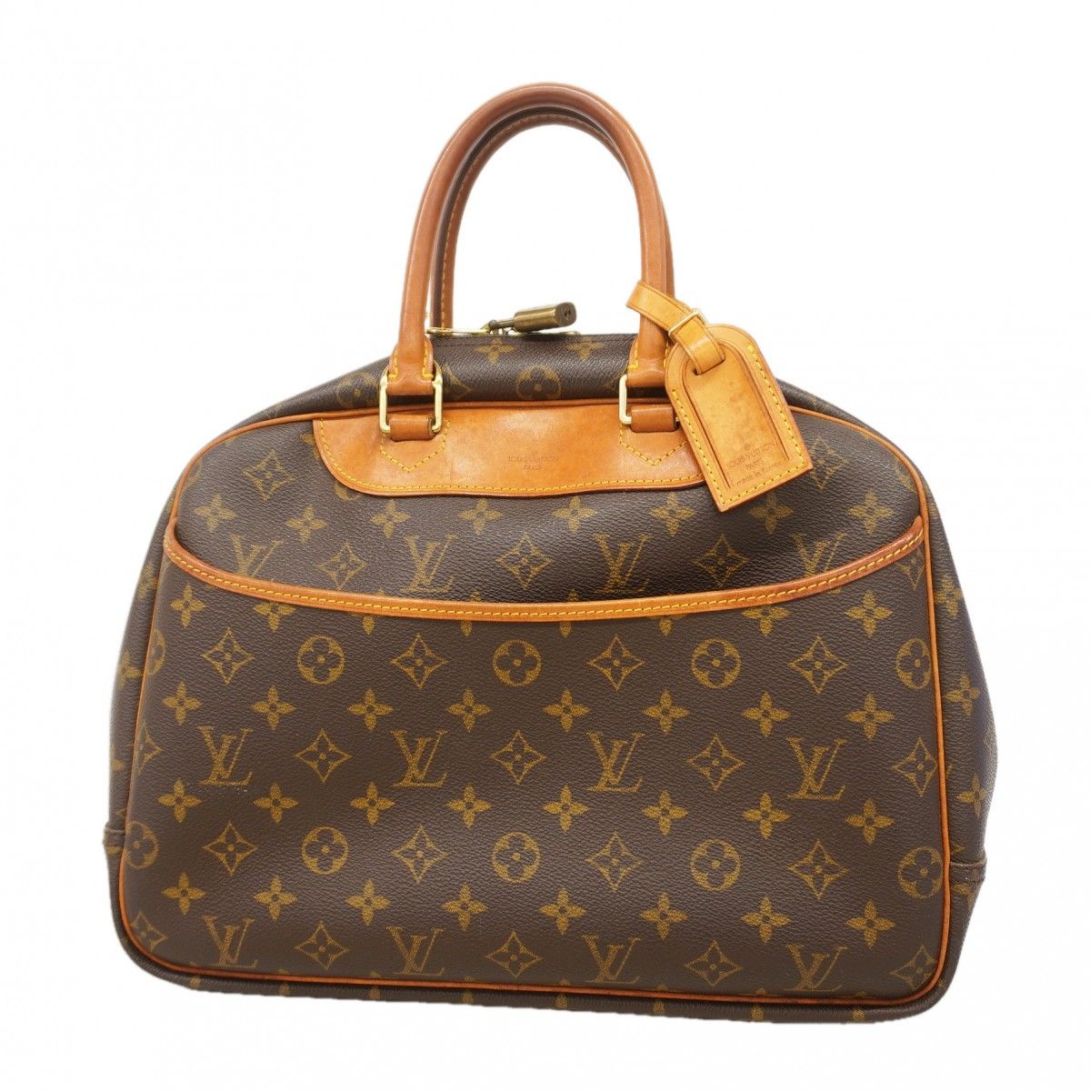 Louis Vuitton Handbag Monogram Deauville Brown