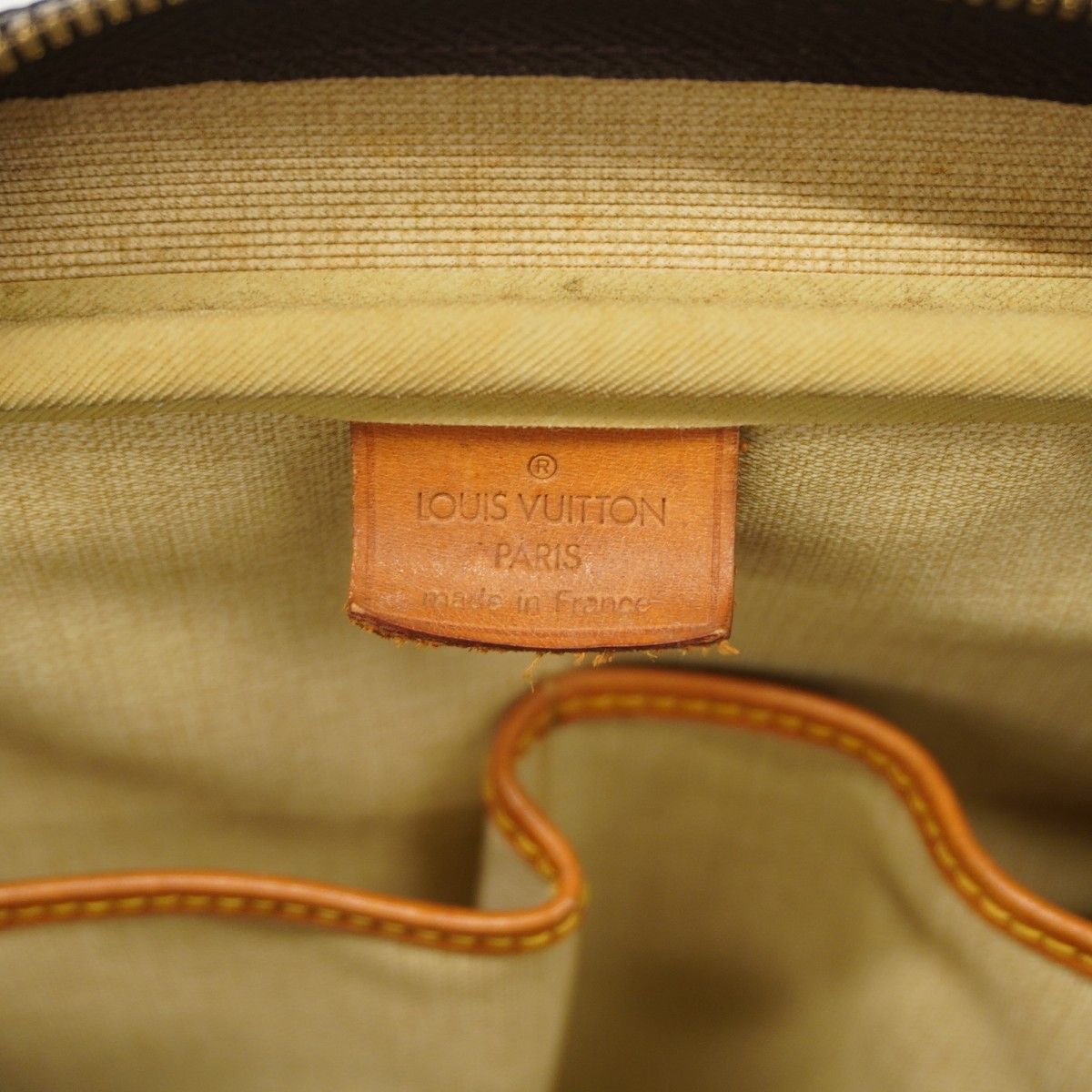 Louis Vuitton Handbag Monogram Deauville Brown — view 5