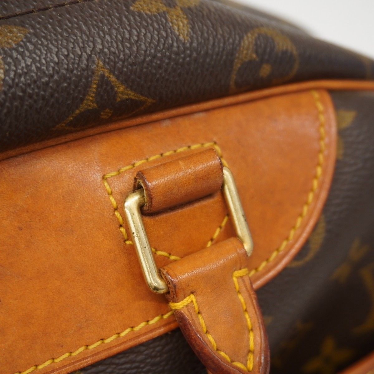 Louis Vuitton Handbag Monogram Deauville Brown — view 7