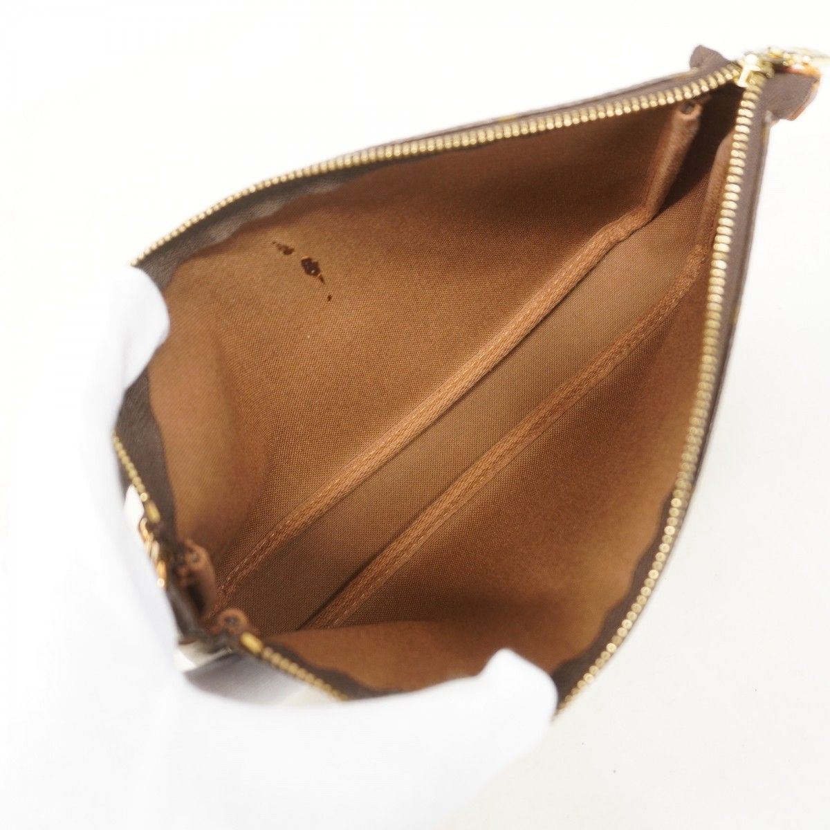 Louis Vuitton Pouch Monogram Pochette Brown — view 4