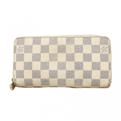 Louis Vuitton Wallet Damier Azur Zippy White