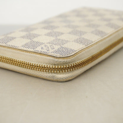 Louis Vuitton Wallet Damier Azur Zippy White — view 6
