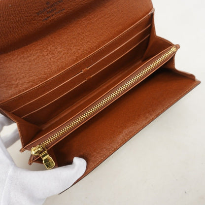 Louis Vuitton Wallet Monogram Pochette Porte-Monnaie Cles Brown — view 3