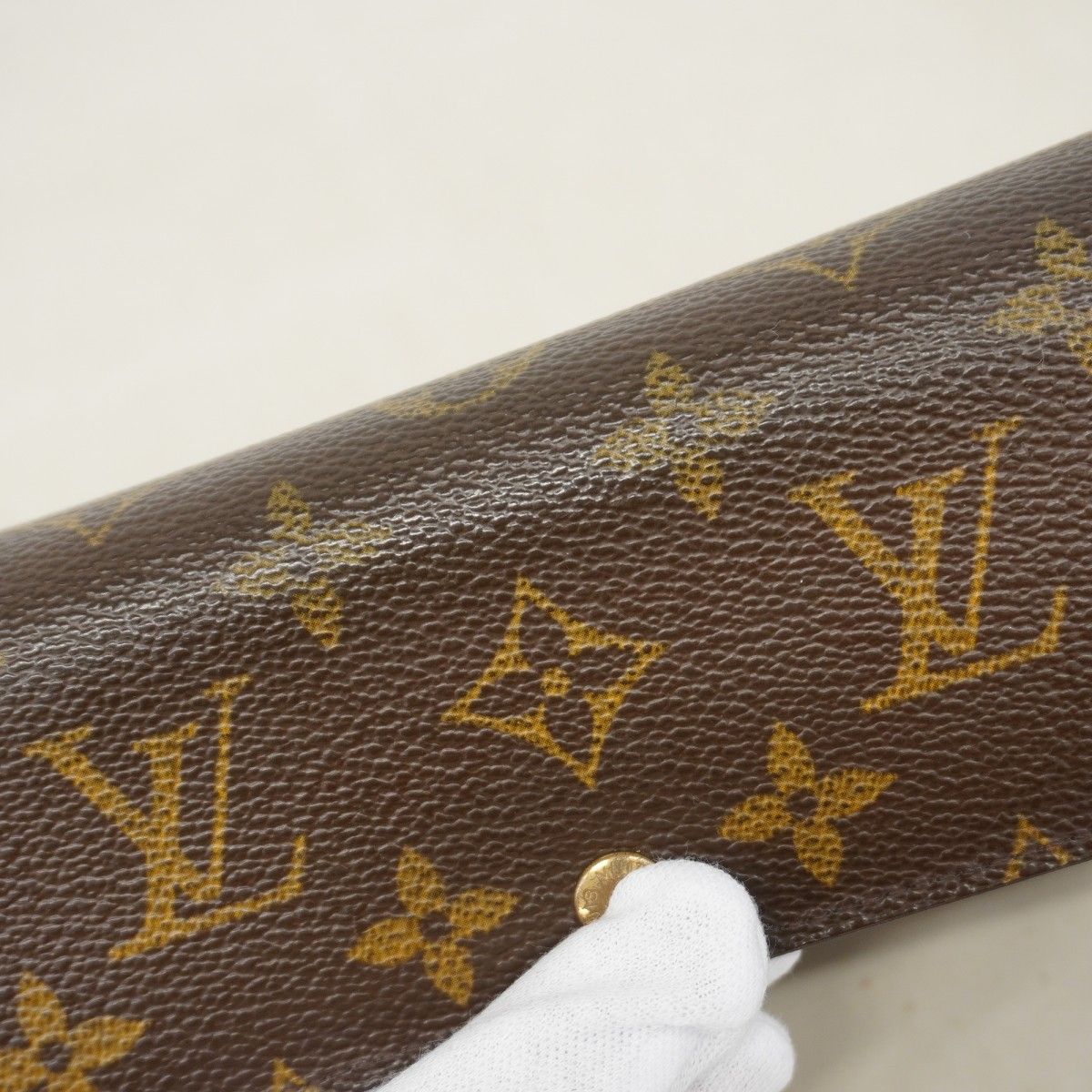 Louis Vuitton Wallet Monogram Pochette Porte-Monnaie Cles Brown — view 7