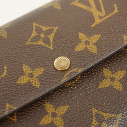 Louis Vuitton Wallet Monogram Pochette Porte-Monnaie Cles Brown — view 8