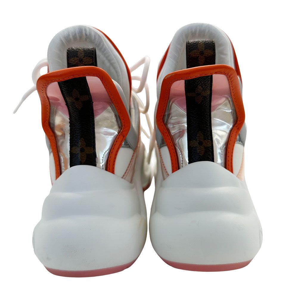 Louis Vuitton Sneakers Leather Acryte Orange 36 Cool — view 5