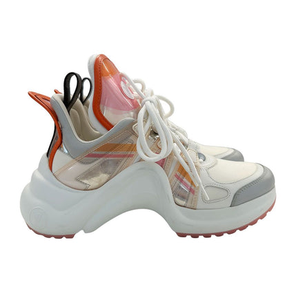 Louis Vuitton Sneakers Leather Acryte Orange 36 Cool — view 3