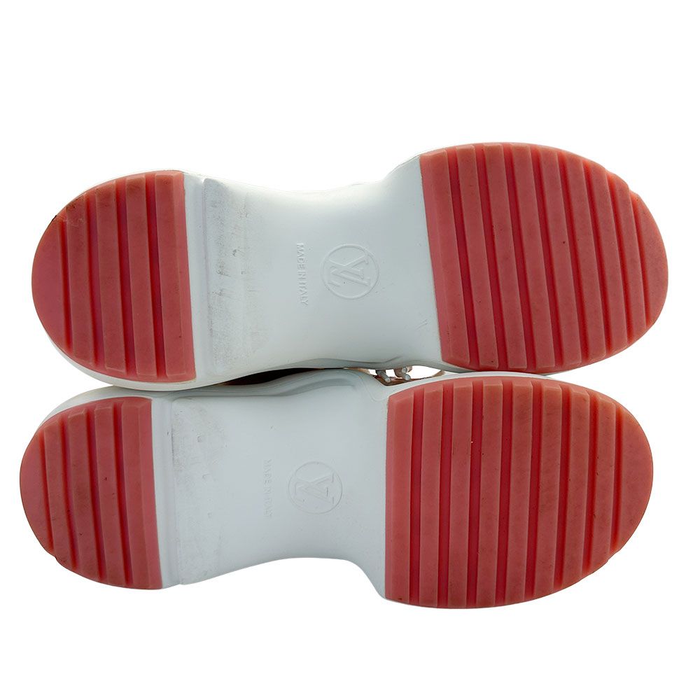 Louis Vuitton Sneakers Leather Acryte Orange 36 Cool — view 6