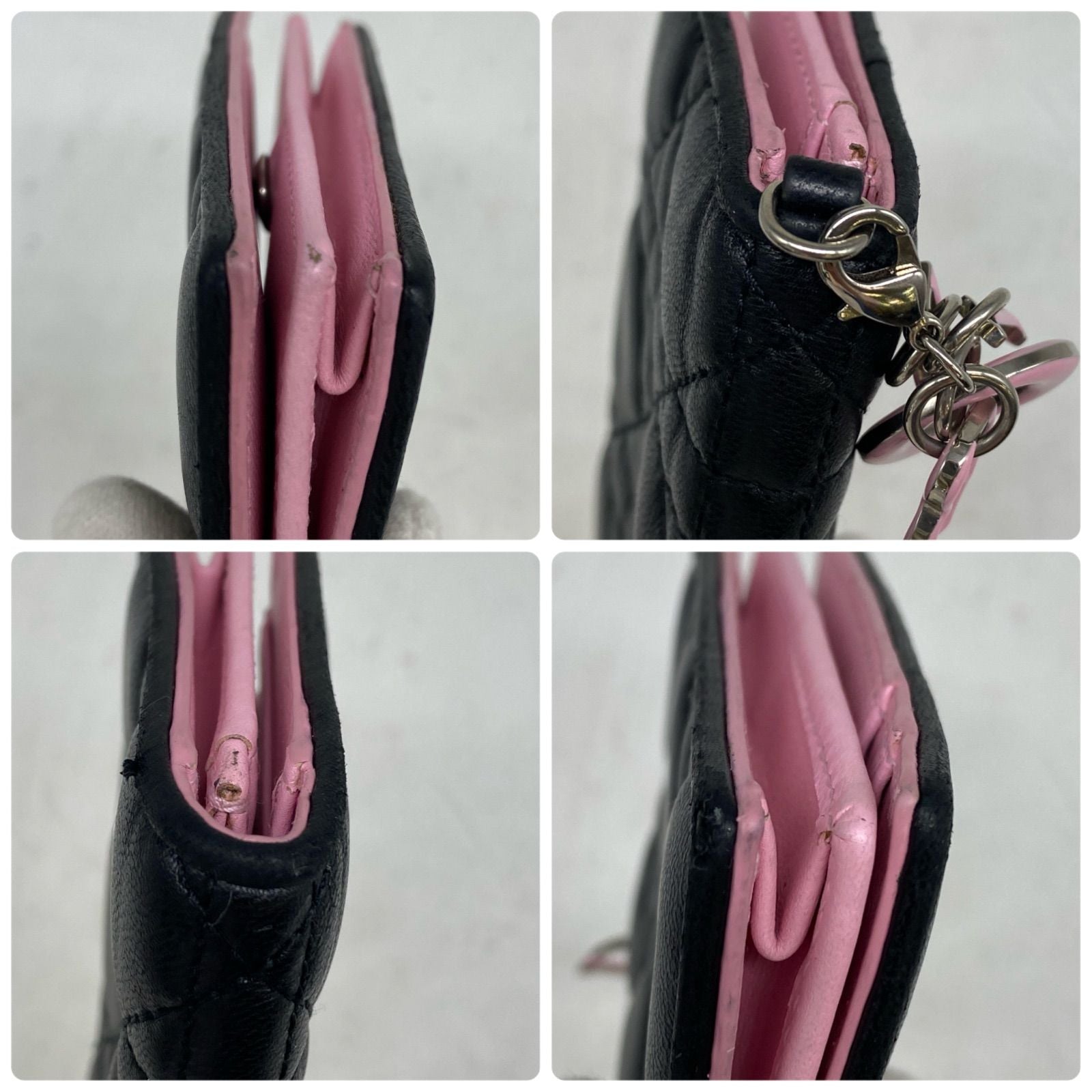 Dior Era Cannage Card Billfold Compact Wallet — view 5