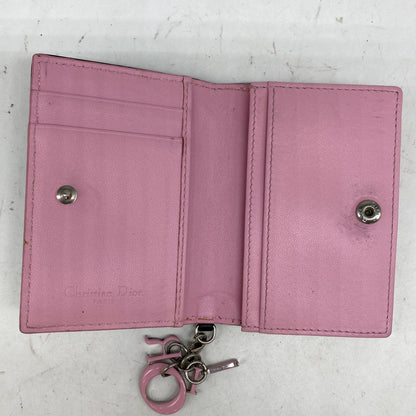 Dior Era Cannage Card Billfold Compact Wallet — view 4
