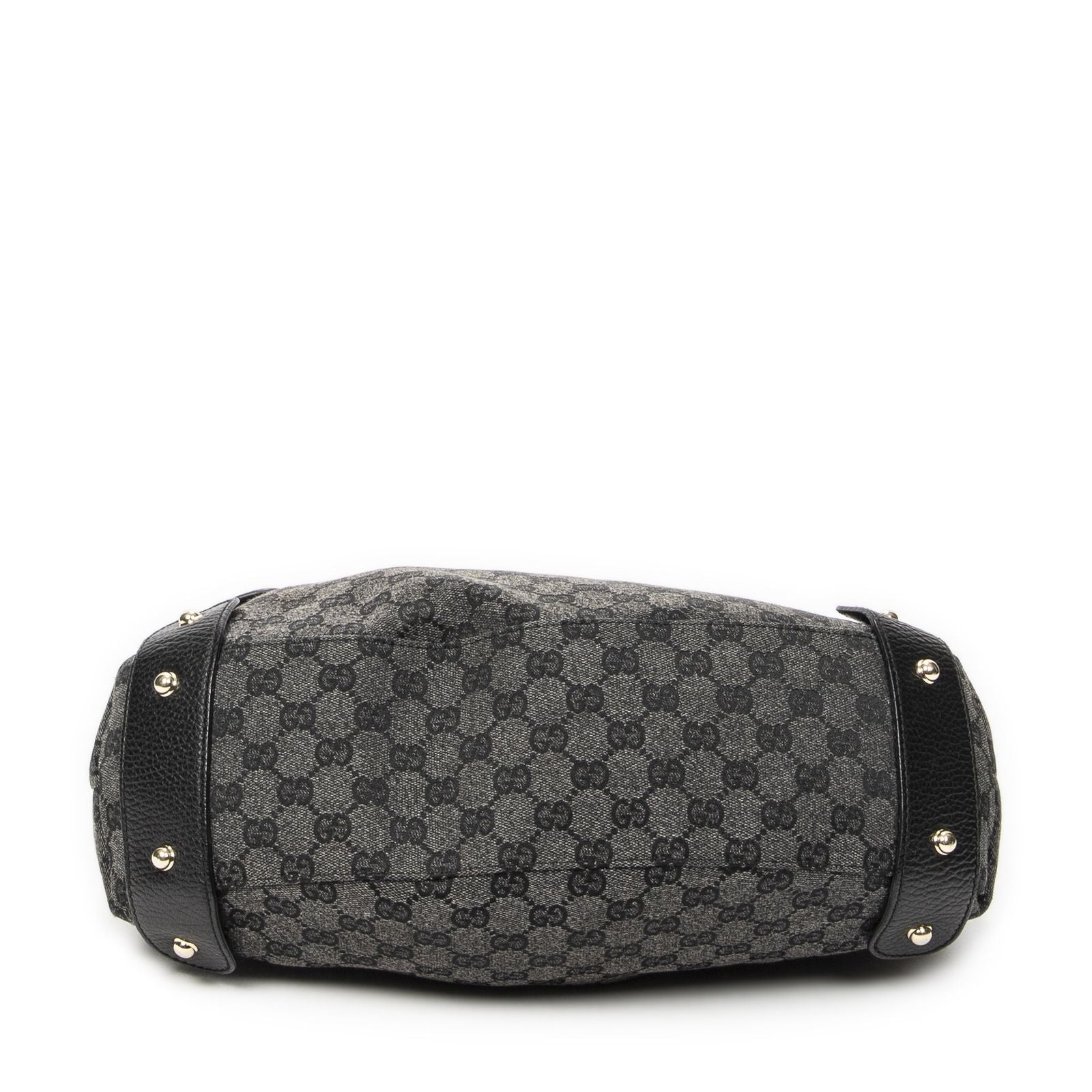 Gucci Paloma Tote Black GG Denim Canvas — view 6