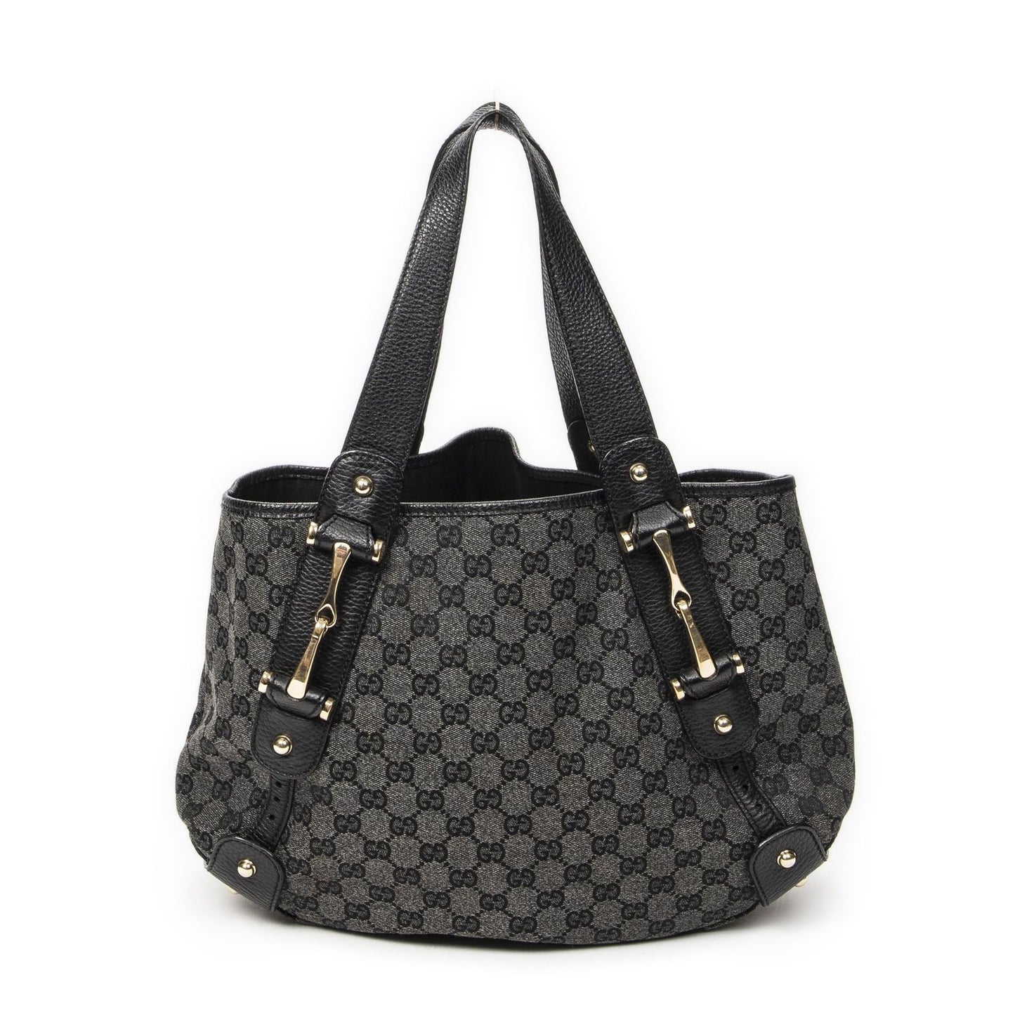 Gucci Paloma Tote Black GG Denim Canvas — view 5
