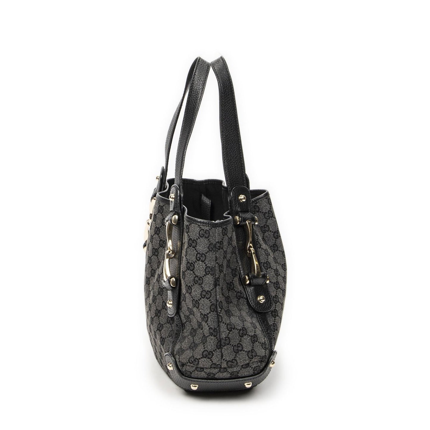 Gucci Paloma Tote Black GG Denim Canvas — view 4