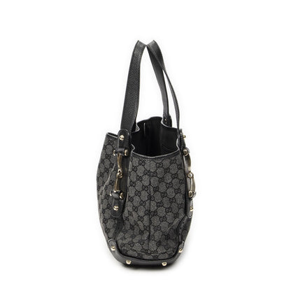 Gucci Paloma Tote Black GG Denim Canvas — view 3