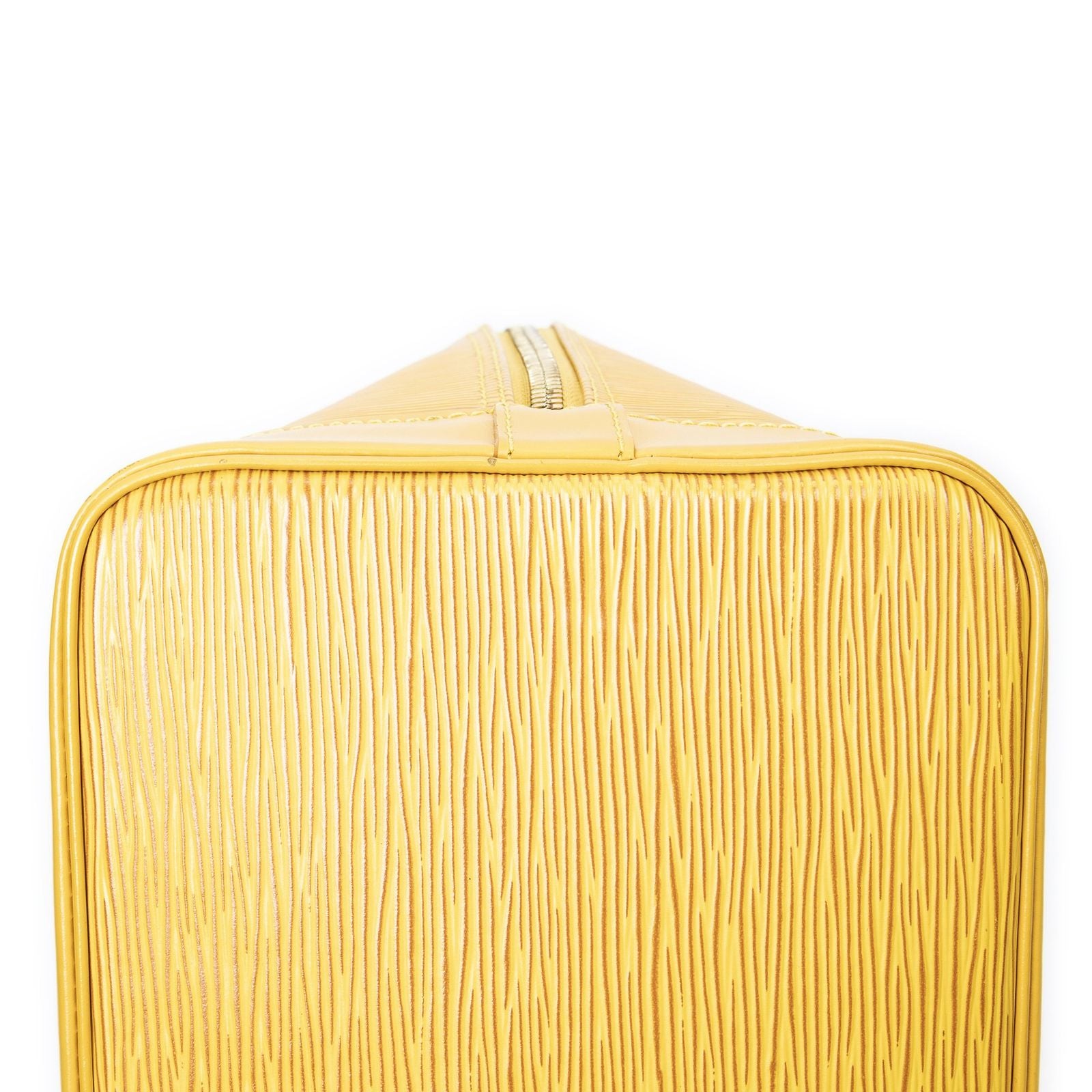 Louis Vuitton Alma Yellow Epi Handbag — view 7