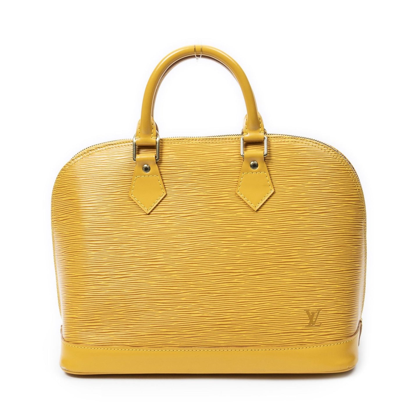 Louis Vuitton Alma Yellow Epi Handbag