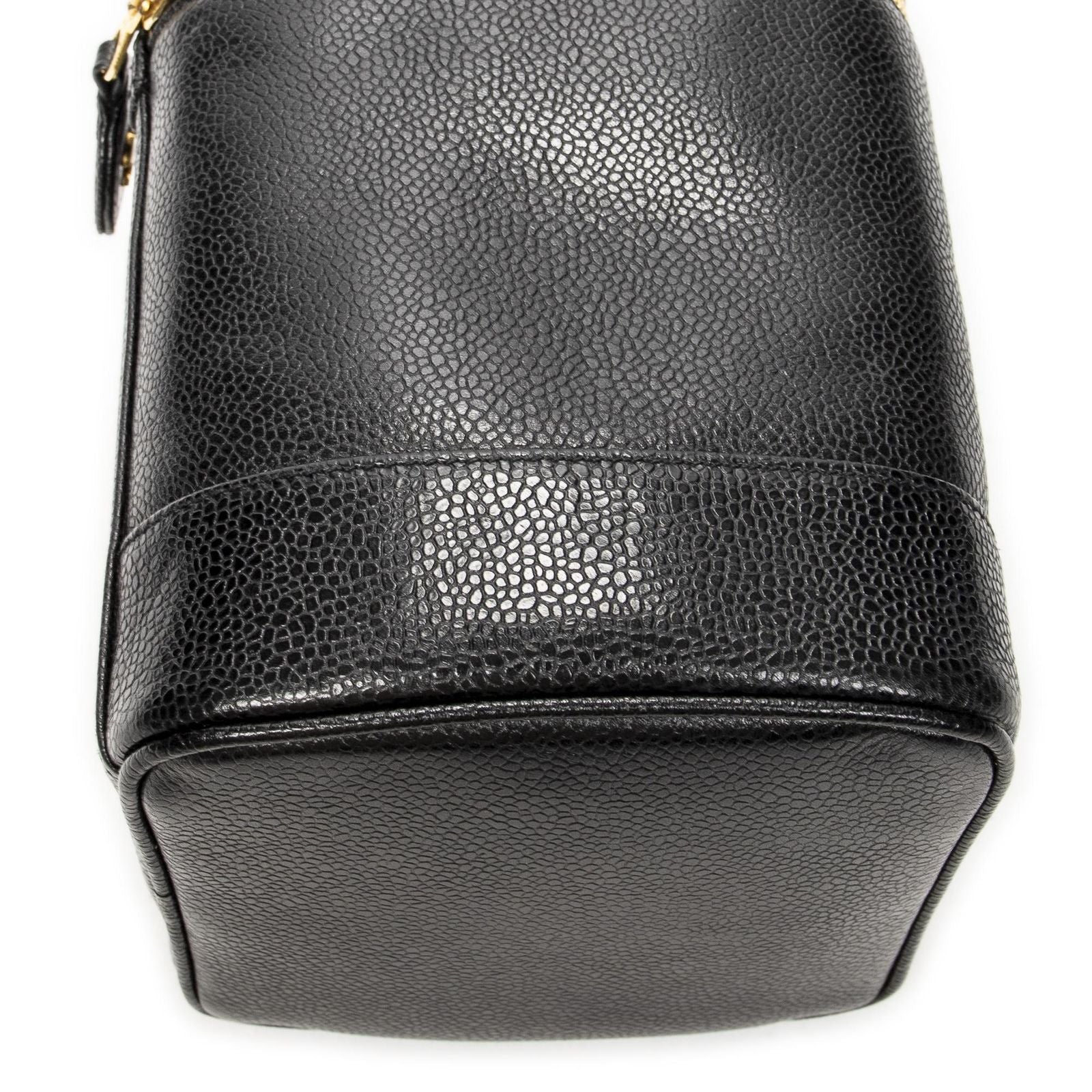 Chanel Timeless Shawl Vanity Case Black Caviar Leather — view 7