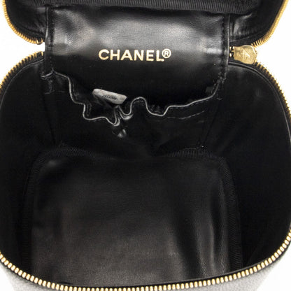 Chanel Timeless Shawl Vanity Case Black Caviar Leather — view 9