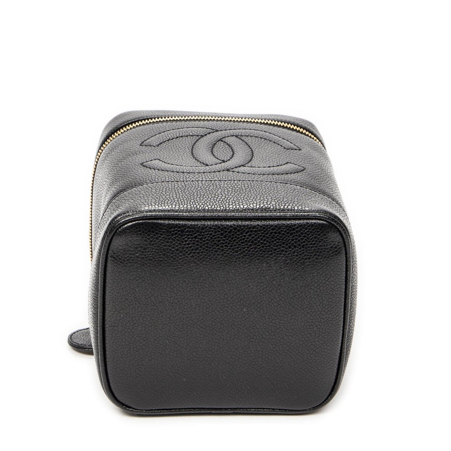 Chanel Timeless Shawl Vanity Case Black Caviar Leather — view 6