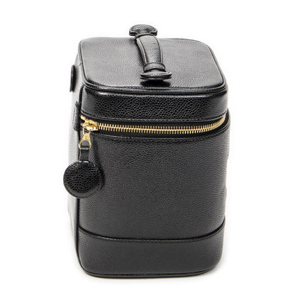 Chanel Timeless Shawl Vanity Case Black Caviar Leather — view 4