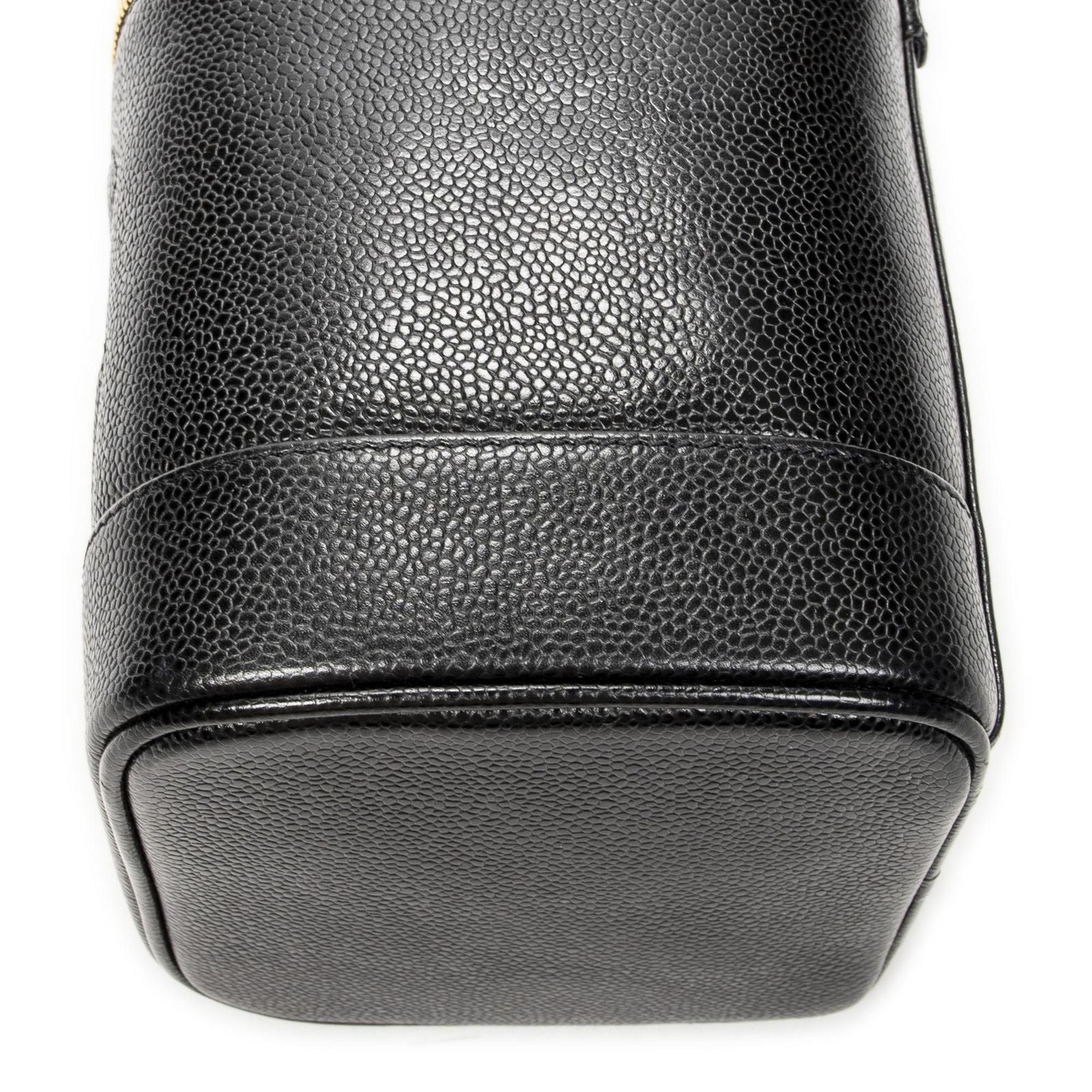 Chanel Timeless Shawl Vanity Case Black Caviar Leather — view 8