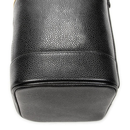 Chanel Timeless Shawl Vanity Case Black Caviar Leather — view 8