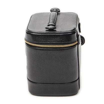 Chanel Timeless Shawl Vanity Case Black Caviar Leather — view 3