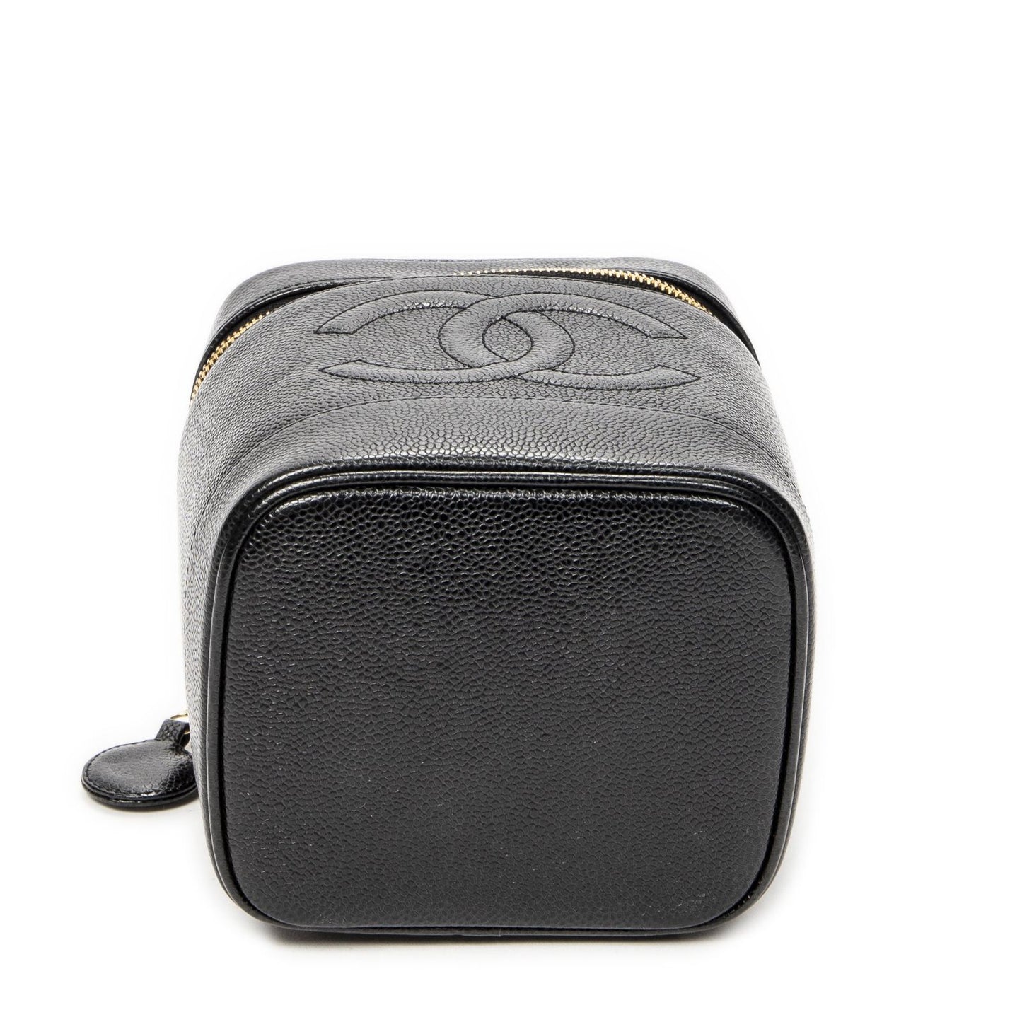 Chanel Timeless Shawl Vanity Case Black Caviar Leather — view 6