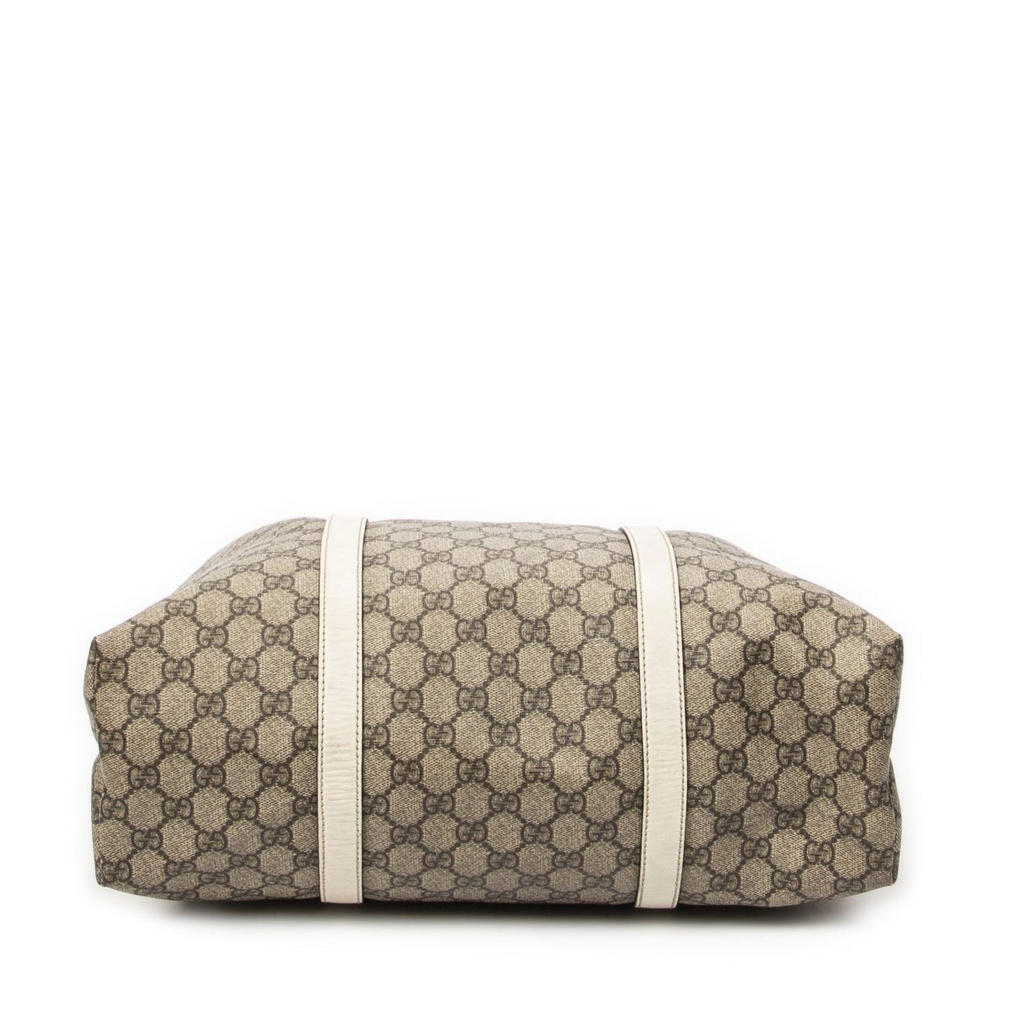 Gucci Vertical Tote White Beige Supreme Canvas — view 6
