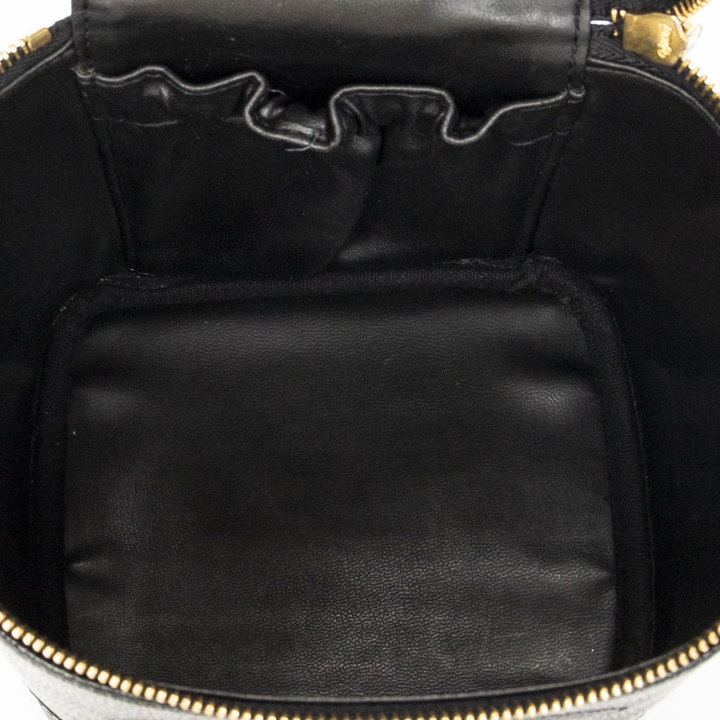 Chanel Timeless Shawl Vanity Case Black Caviar Leather — view 9