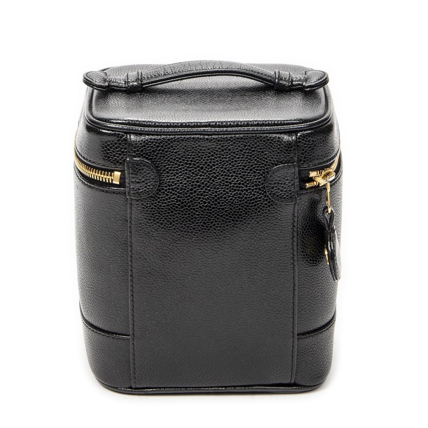 Chanel Timeless Shawl Vanity Case Black Caviar Leather — view 5