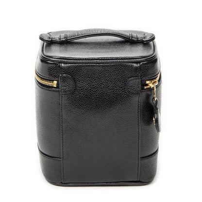 Chanel Timeless Shawl Vanity Case Black Caviar Leather — view 5
