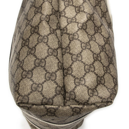 Gucci Vertical Tote White Beige Supreme Canvas — view 8
