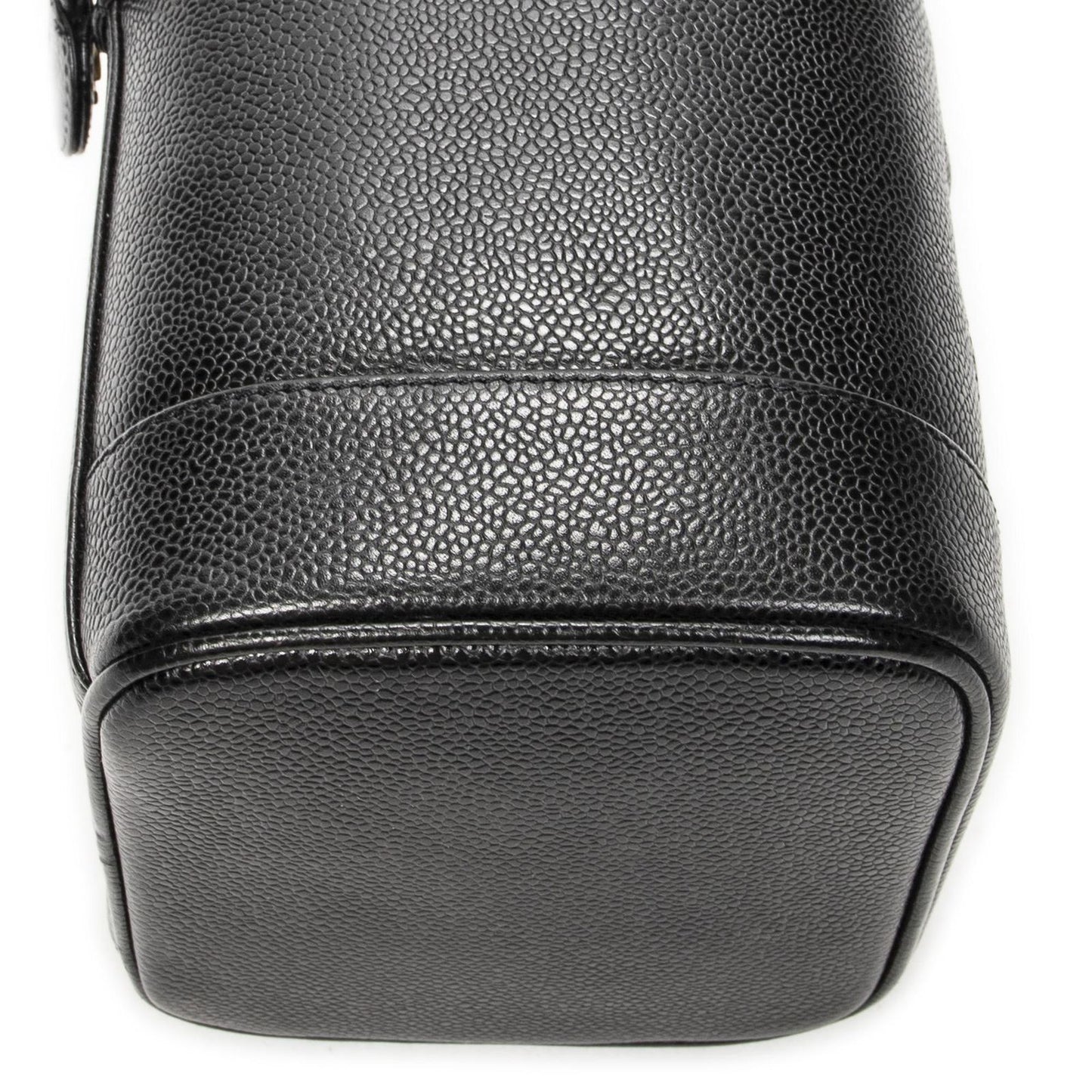 Chanel Timeless Shawl Vanity Case Black Caviar Leather — view 7