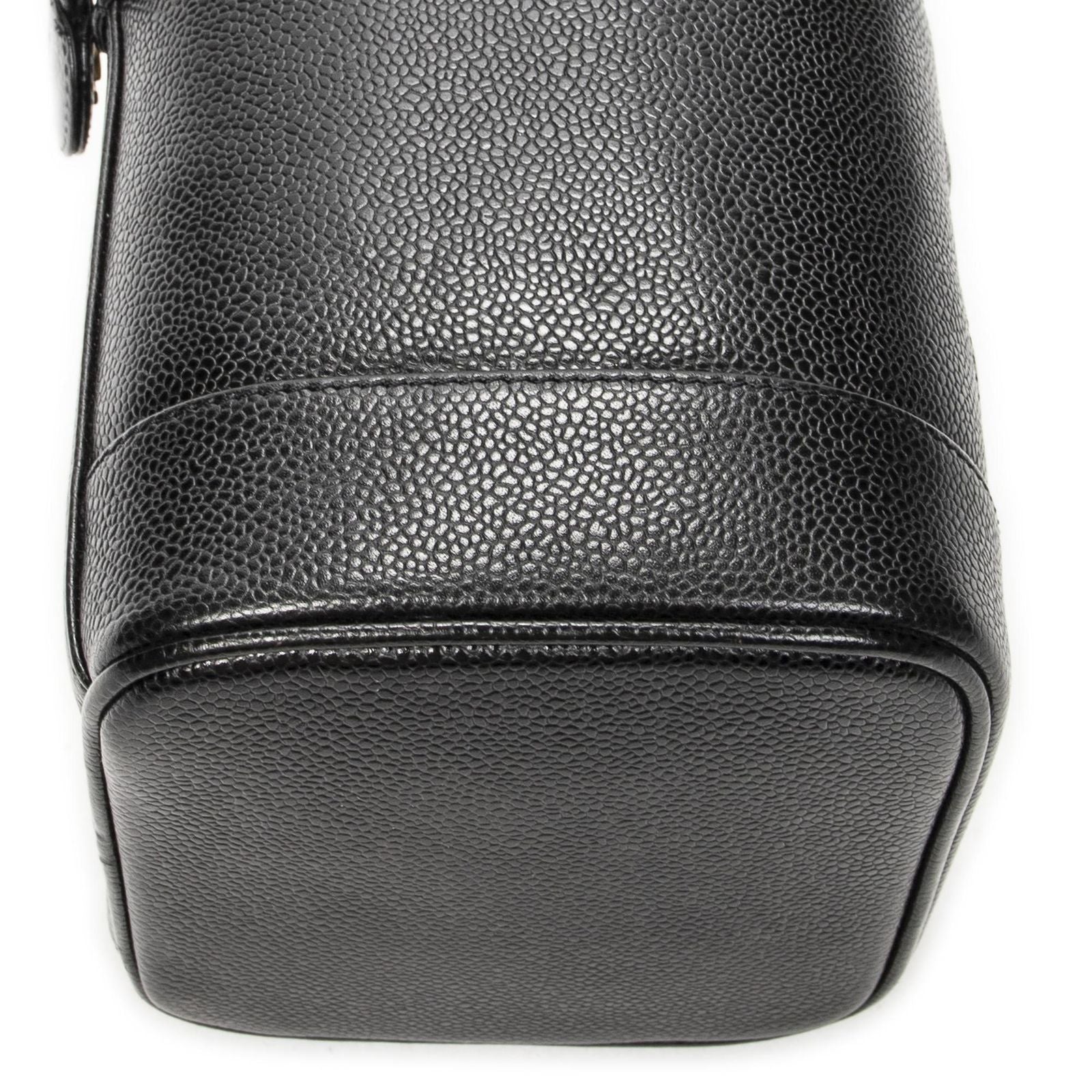 Chanel Timeless Shawl Vanity Case Black Caviar Leather — view 7