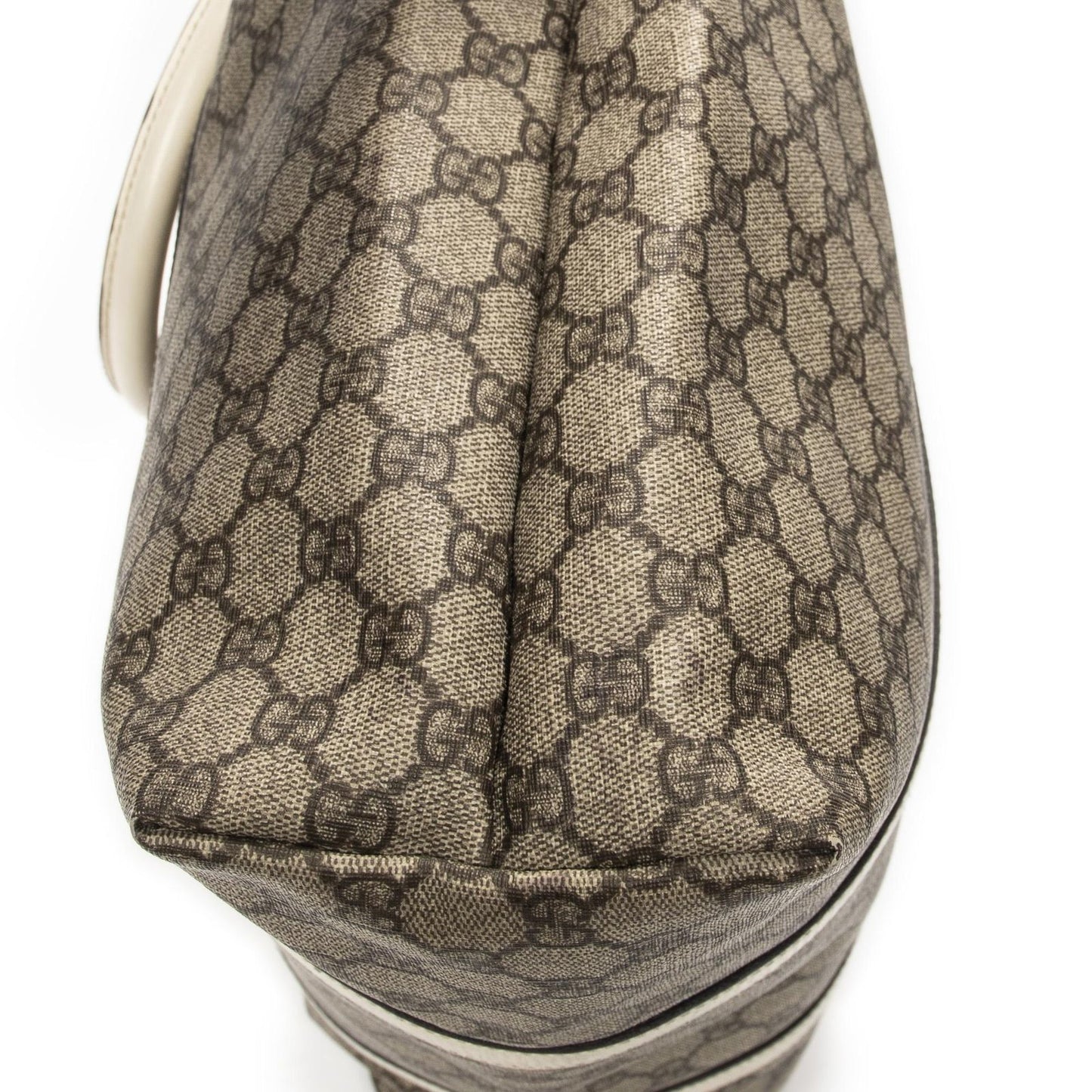 Gucci Vertical Tote White Beige Supreme Canvas — view 7