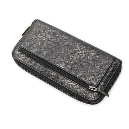 Chanel Timeless Zip Around Wallet Black Caviar Leather — view 2