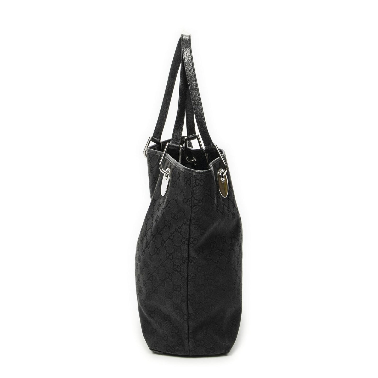 Gucci Eclipse Tote Black GG Canvas — view 4