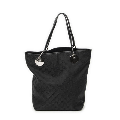 Gucci Eclipse Tote Black GG Canvas — view 5