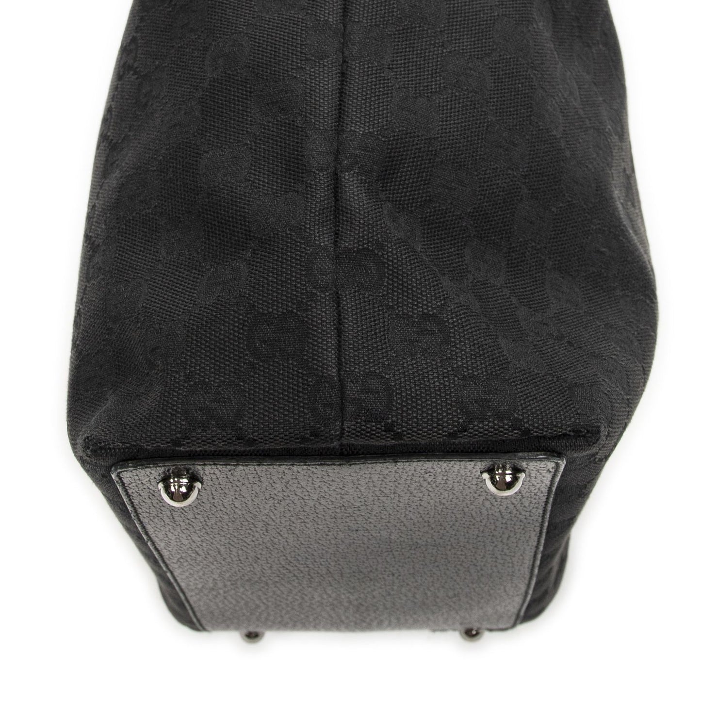 Gucci Eclipse Tote Black GG Canvas — view 7