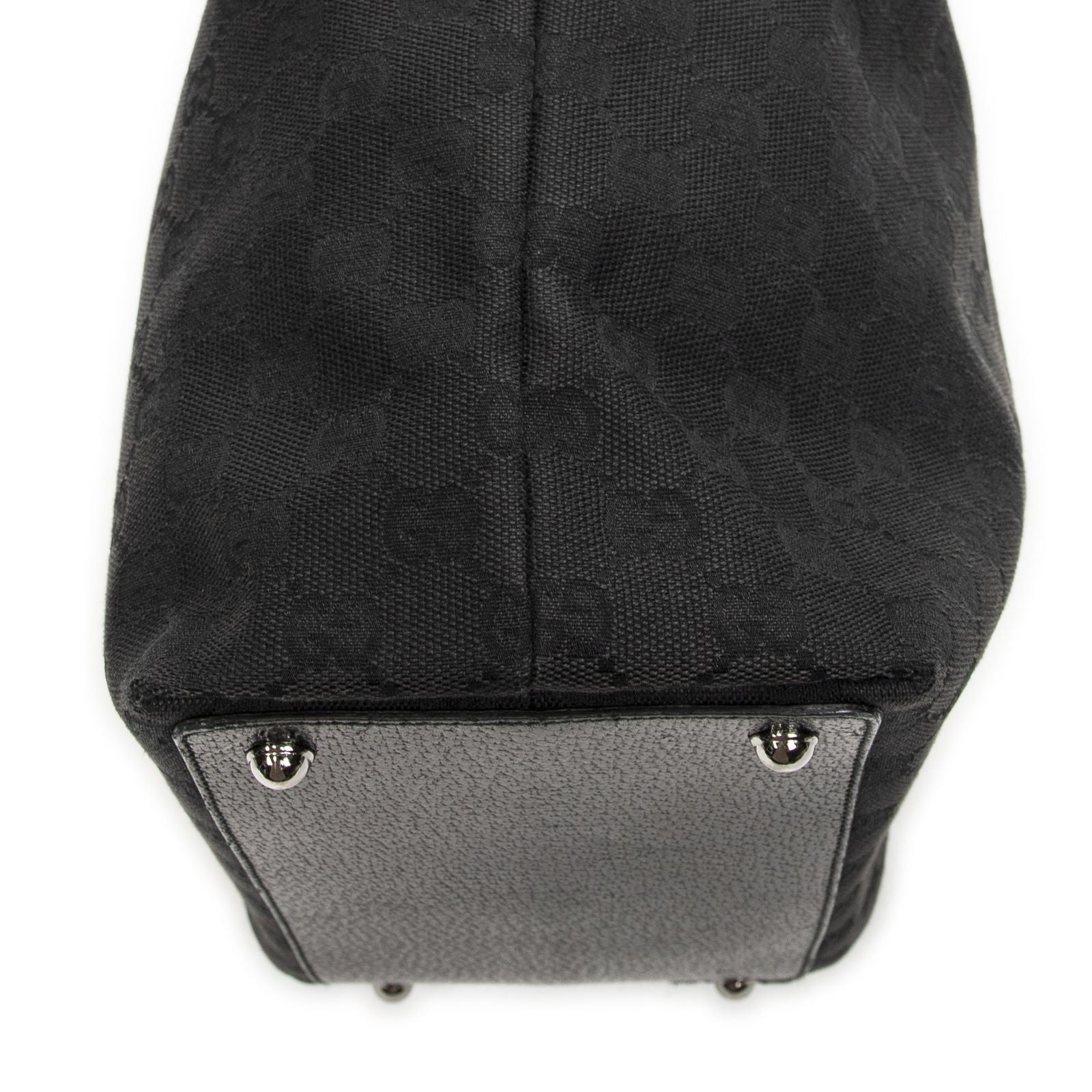 Gucci Eclipse Tote Black GG Canvas — view 7