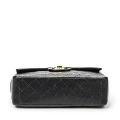 Chanel Maxi Jumbo XL Flap Black Quilted Lambskin Leather — view 6