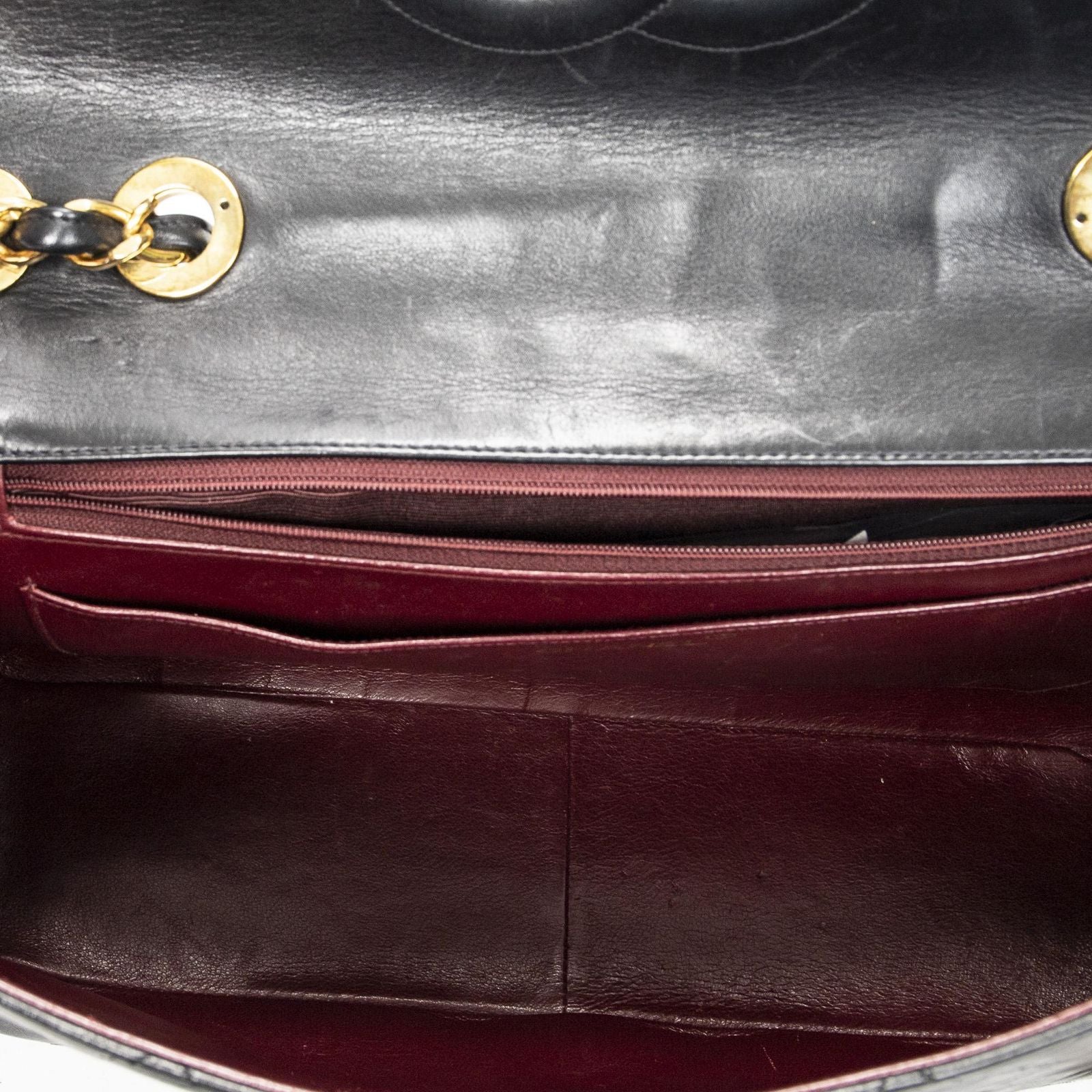 Chanel Maxi Jumbo XL Flap Black Quilted Lambskin Leather — view 9