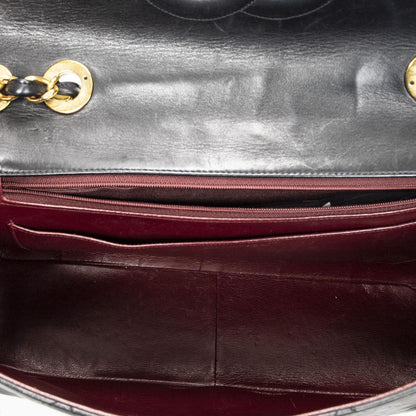 Chanel Maxi Jumbo XL Flap Black Quilted Lambskin Leather — view 9
