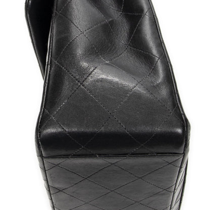 Chanel Maxi Jumbo XL Flap Black Quilted Lambskin Leather — view 8