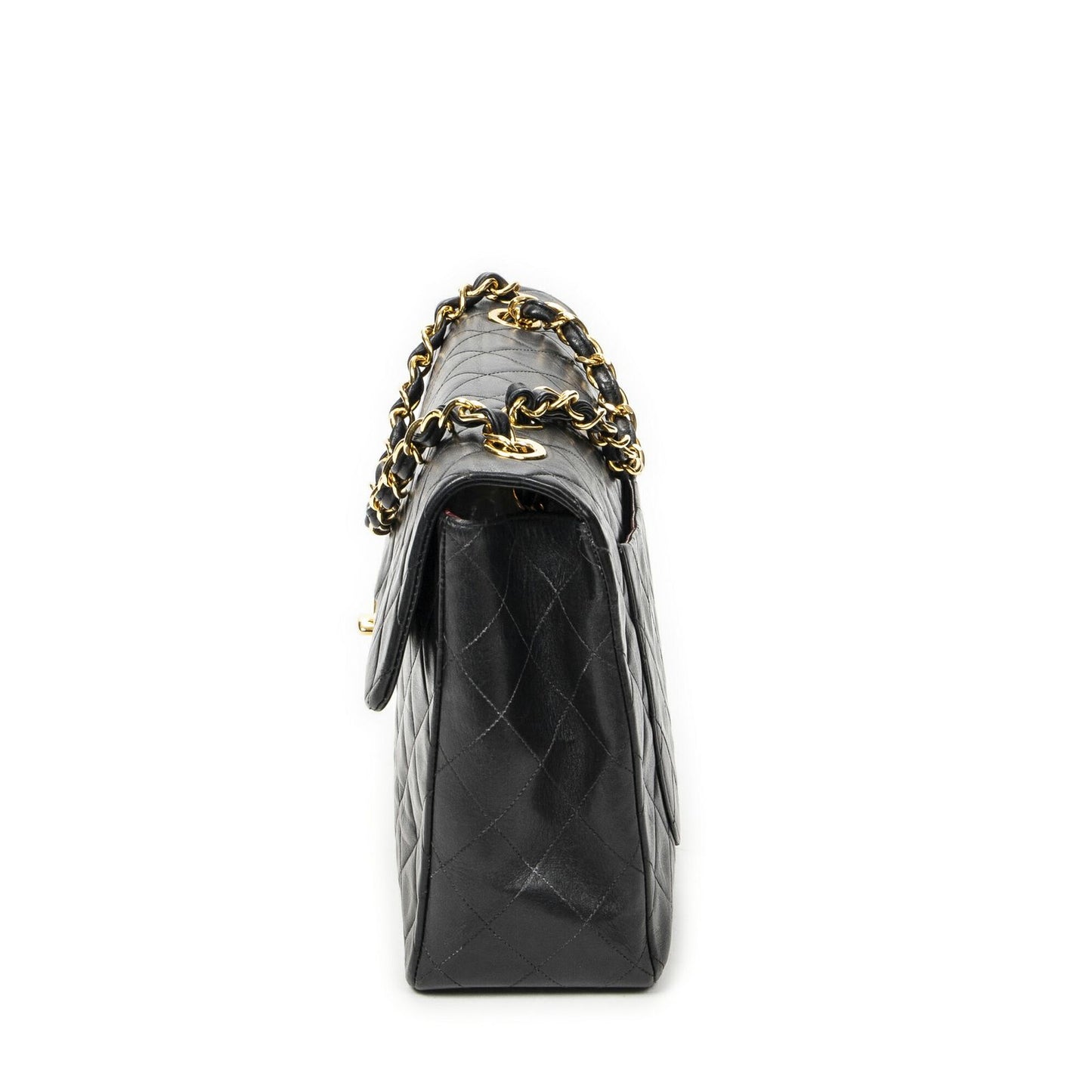 Chanel Maxi Jumbo XL Flap Black Quilted Lambskin Leather — view 3