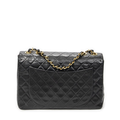 Chanel Maxi Jumbo XL Flap Black Quilted Lambskin Leather — view 5